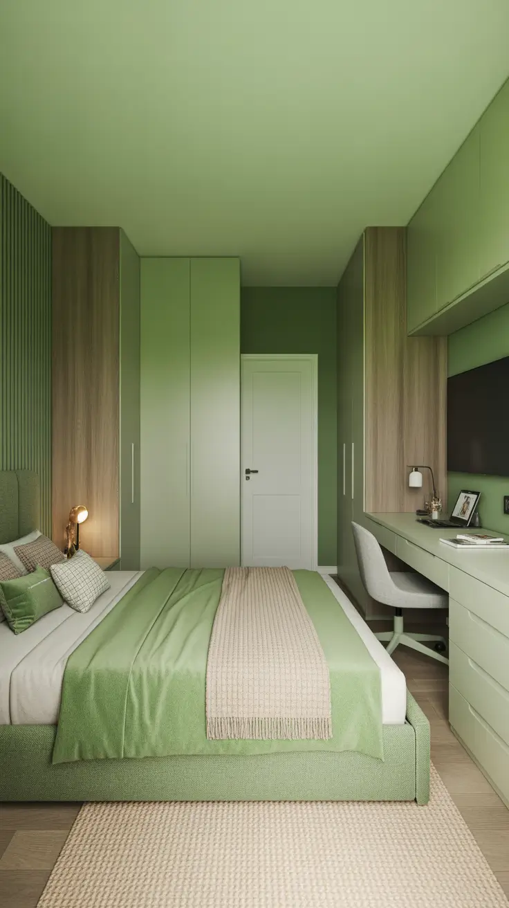 teens bedroom ideas 2026 Teens Bedroom Ideas For Girls Modern With Green And Neutral Layers