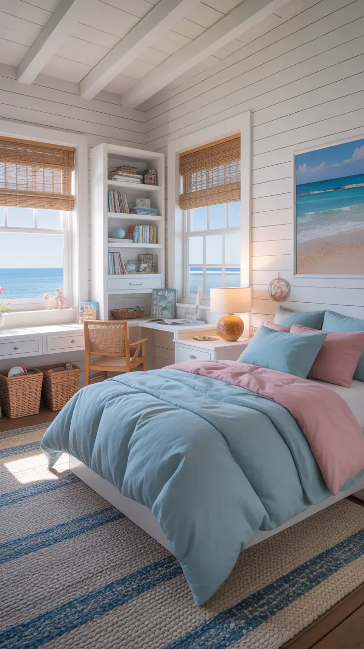 teens bedroom ideas 2026 Teens Bedroom Ideas For Girls Teenagers With Beachy Coastal Touches