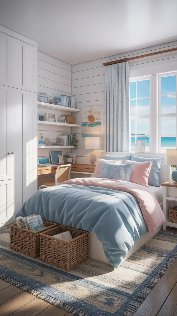 teens bedroom ideas 2026 Teens Bedroom Ideas For Girls Teenagers With Beachy Coastal Touches