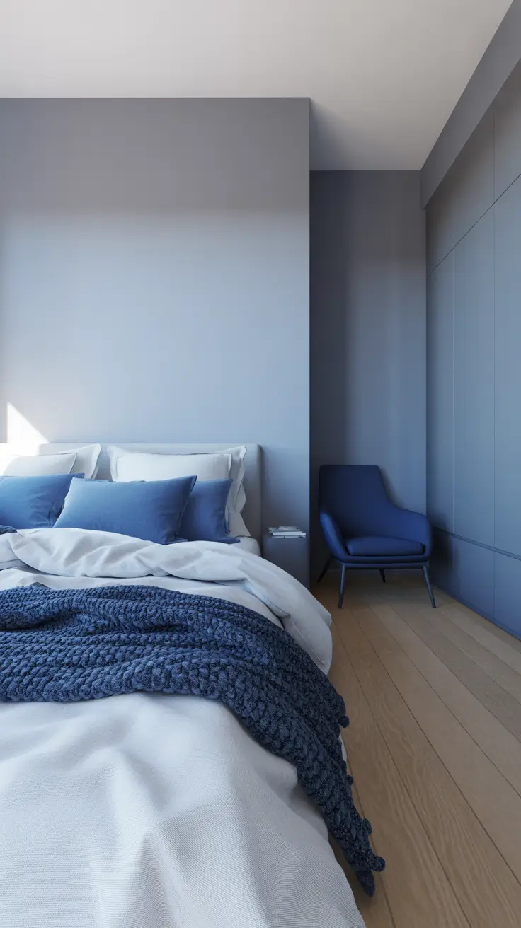 trendy gray bedroom ideas 2026 Gray Bedroom Ideas Decor With Blue And White And Layers