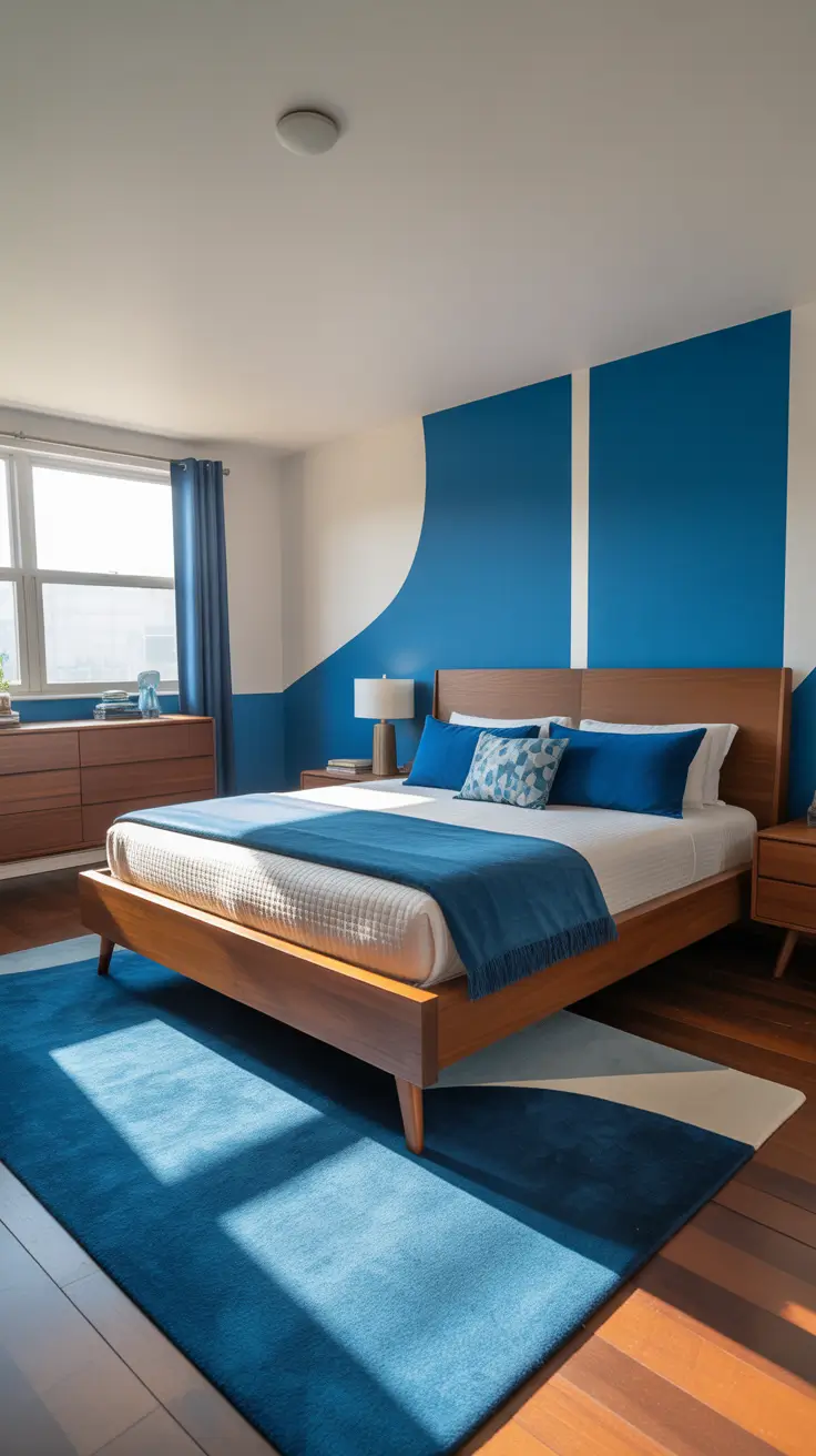 vintages bedroom ideas 2026 16 — Mid-Century Modern Vintage Bedroom Ideas Retro Blue Statements