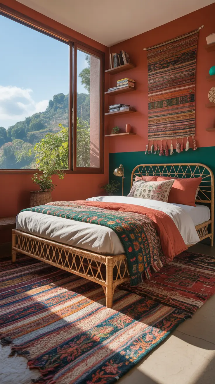 vintages bedroom ideas 2026 17 — Colorful Bohemian Vintage Bedroom Ideas For Small Rooms
