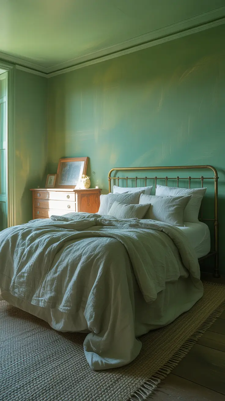 vintages bedroom ideas 2026 21 — Classic Green Vintage Bedroom Ideas Minimal And Timeless Charm