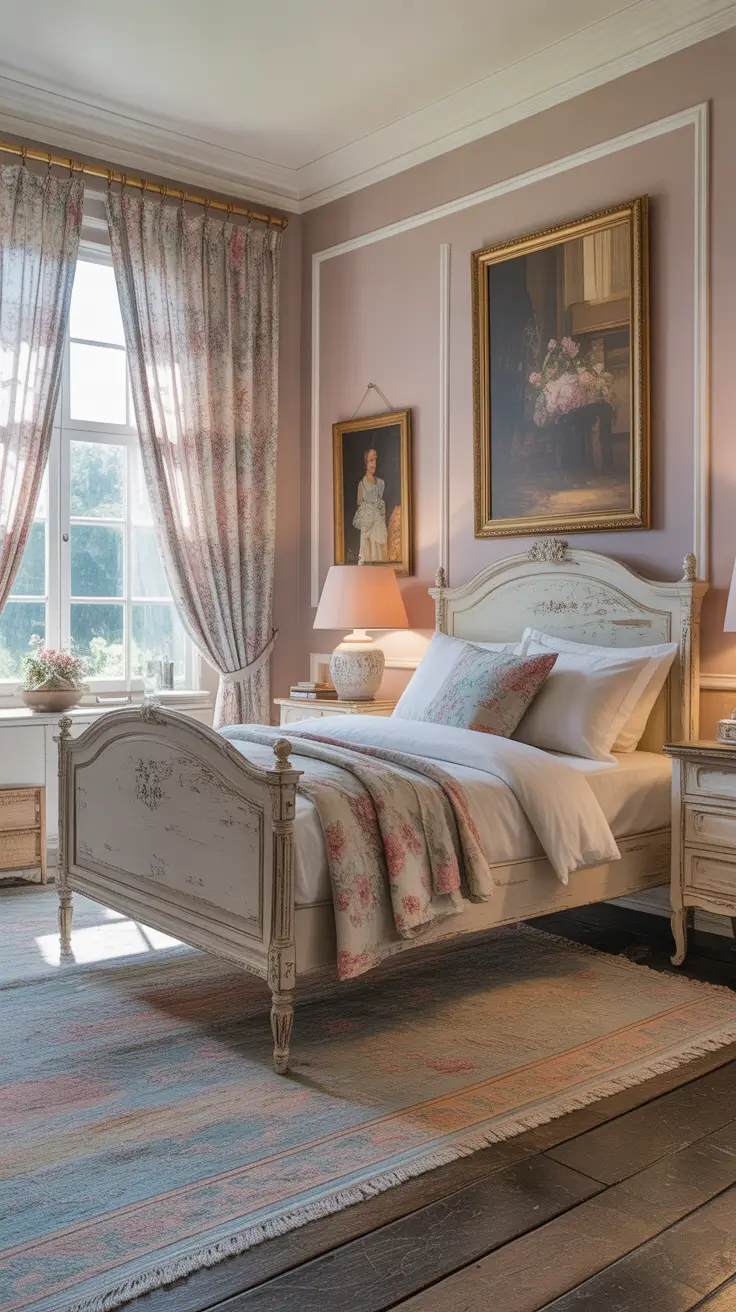 vintages bedroom ideas 2026 23 — French Country White Vintage Bedroom Ideas Soft Romantic Charm