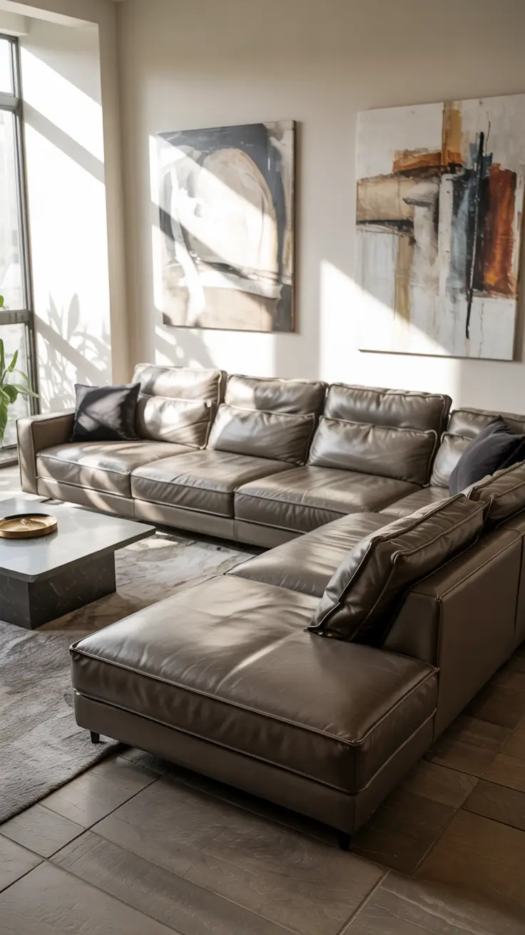 whites living room ideas 2026 navy sofa with neutral decor